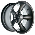 14 inch Matte Gray Golf Cart Wheel 4-4 Bolt O55581