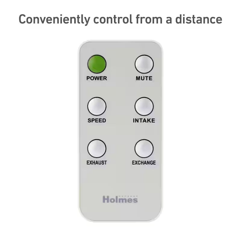 White 3-Speed Digital Window Fan with Remote Control V932384