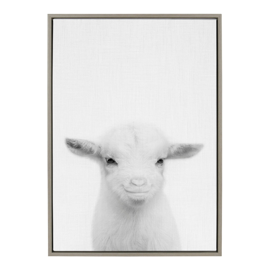 Gray Framed Canvas S865