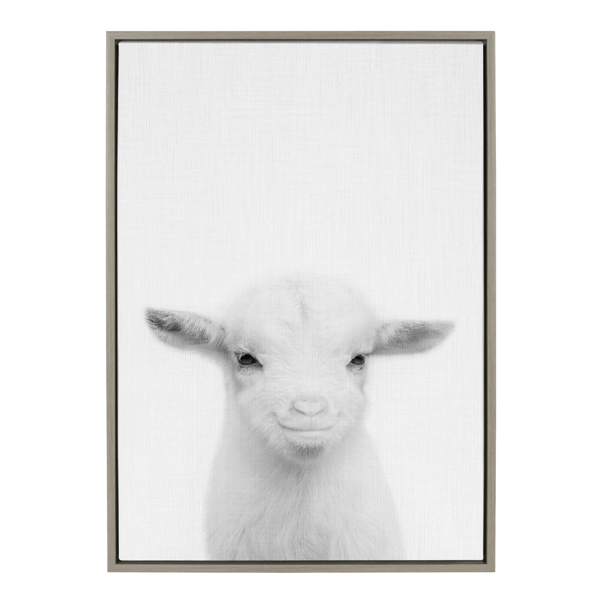 Gray Framed Canvas S865