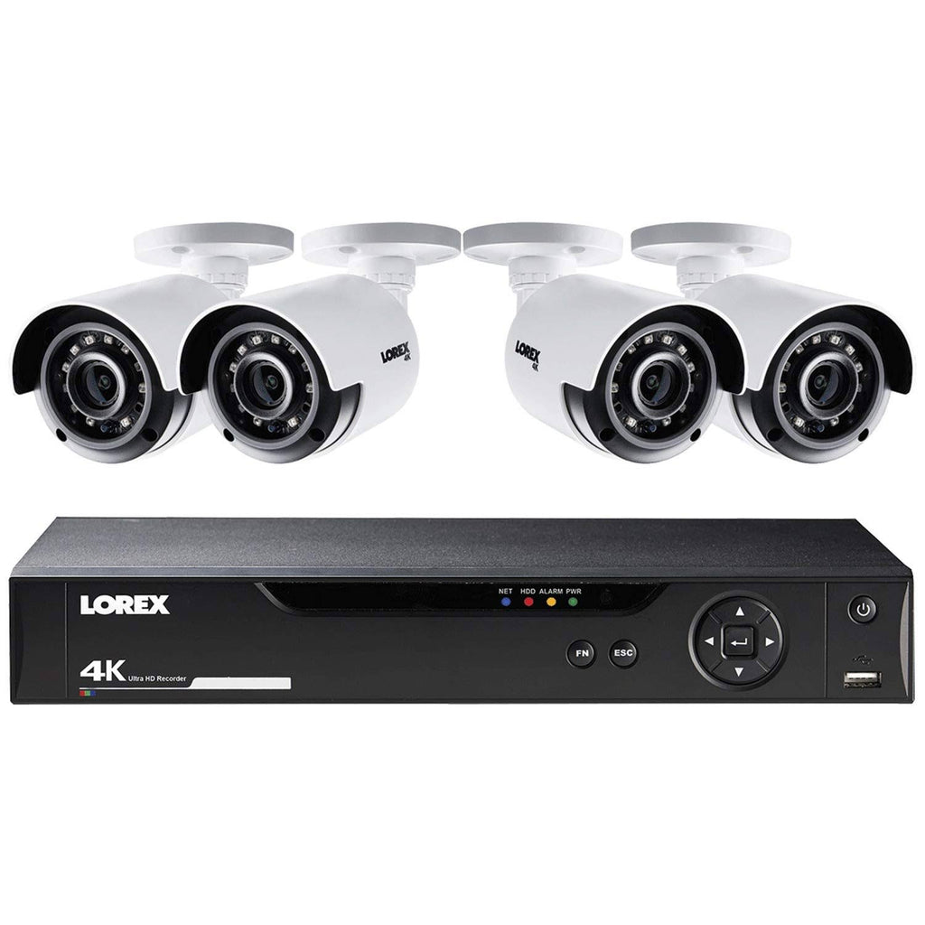 8-Channel DVR with 4 Outdoor Cameras Night Vision - 1 TB I172542