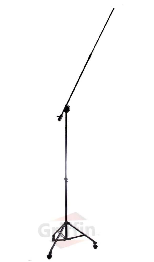 Microphone Boom Stand on Wheels Telescopic Arm X739614