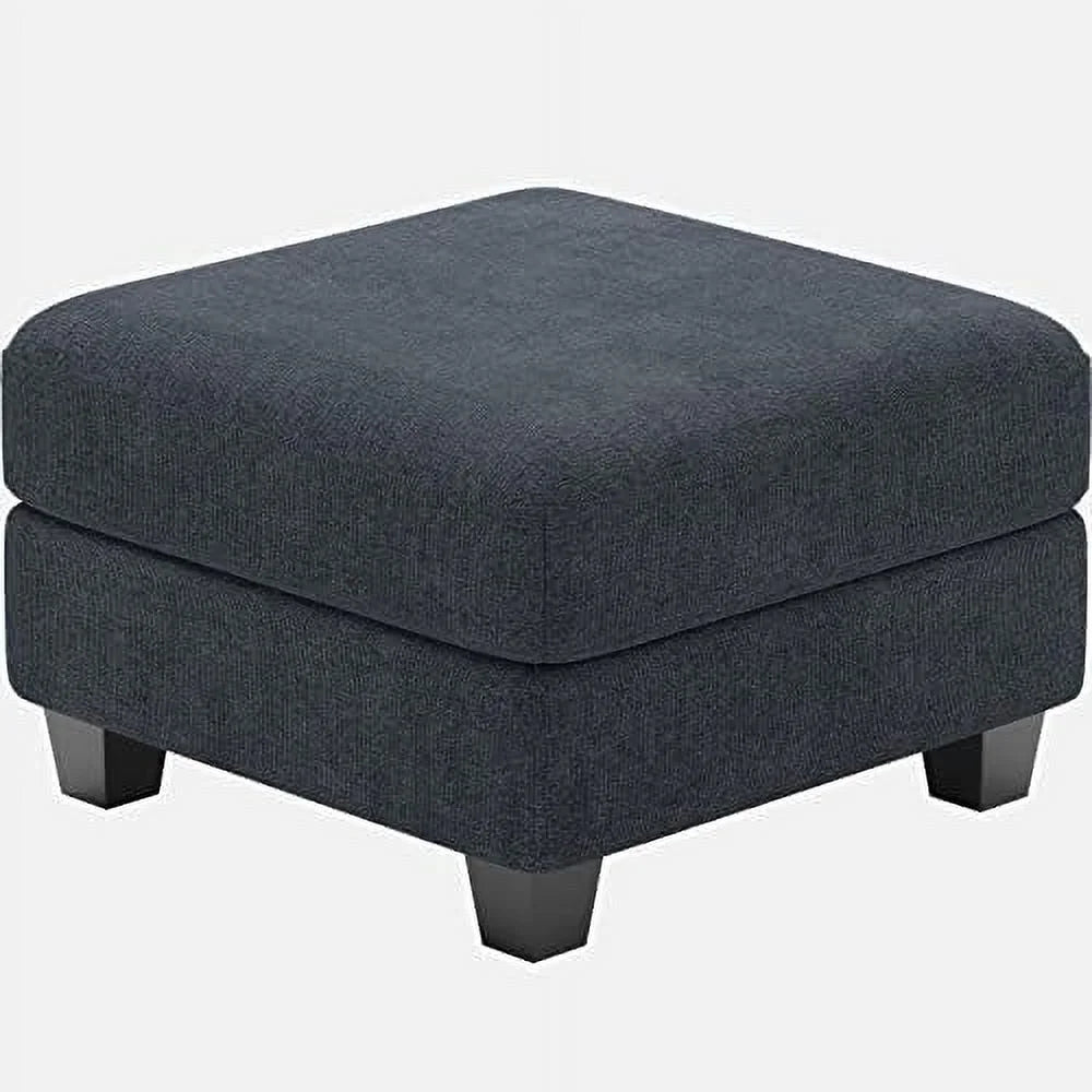 Bluish Grey Convertible Upholstered Ottoman K321456