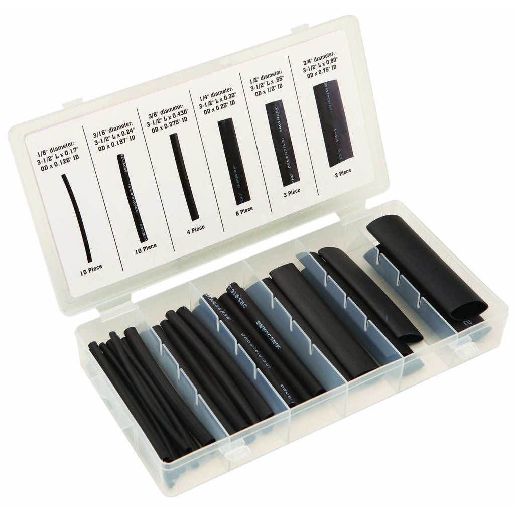 Marine Heat-Shrink Tubing Assortment With Case, 42-Piece C799