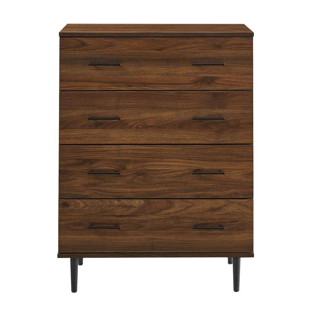 30" 4-Drawer Dark Walnut Bedroom Chest M508