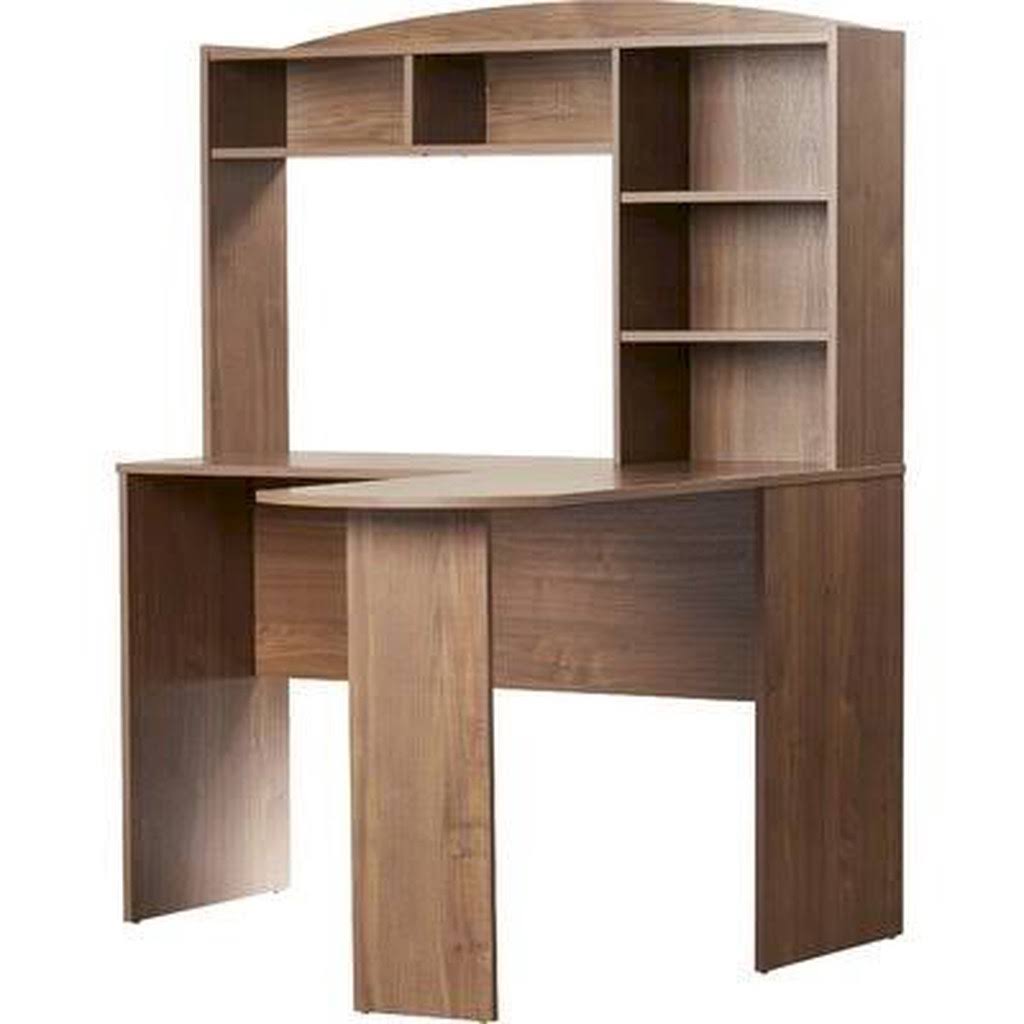 L-Shape Desk with Hutch U526037