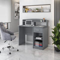 Modern Office Desk with Hutch O96167