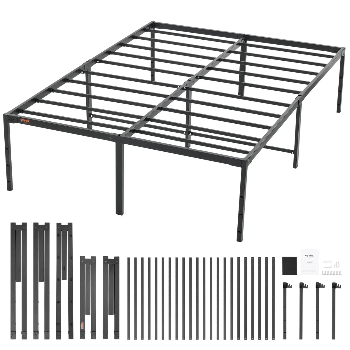 Full Size 18 inch Metal Bed Frame L475801