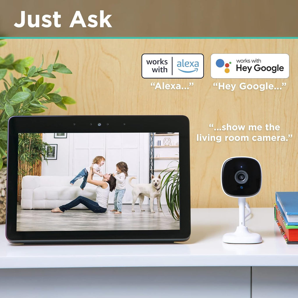 2 Pack Wi-Fi Smart Indoor Camera with 2-Way Audio and Night Vision D372368