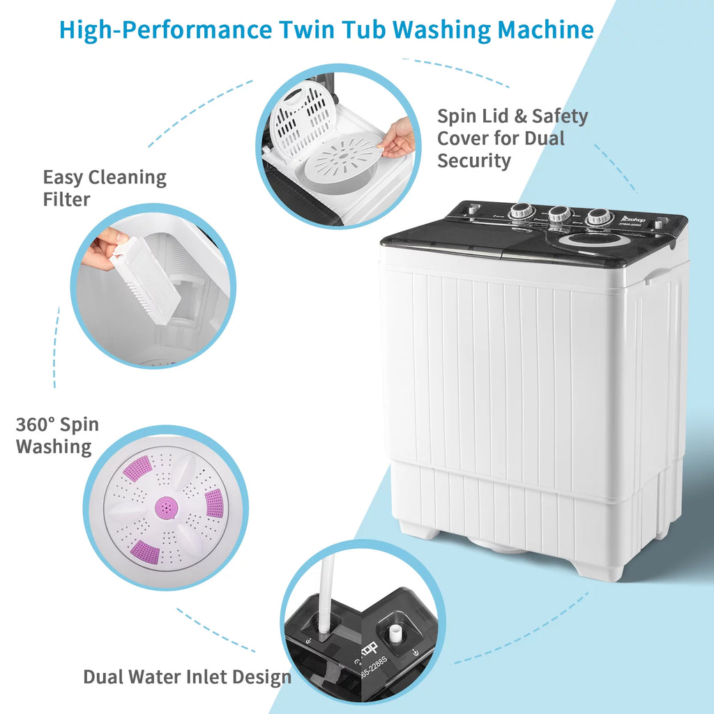 26Lbs Semi-automatic Twin Tub Washing Machine C483
