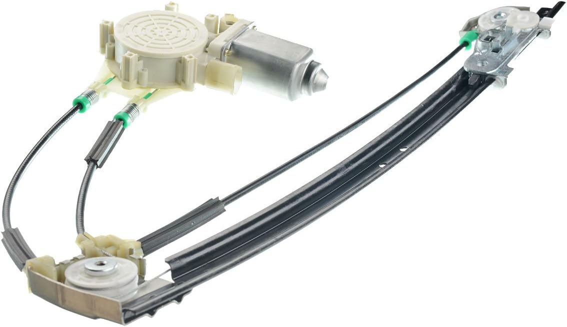 Rear Left Driver Side Power Window Regulator with Motor for BMW E39 528i 540i 1997-1998 Pack of 2 G48463