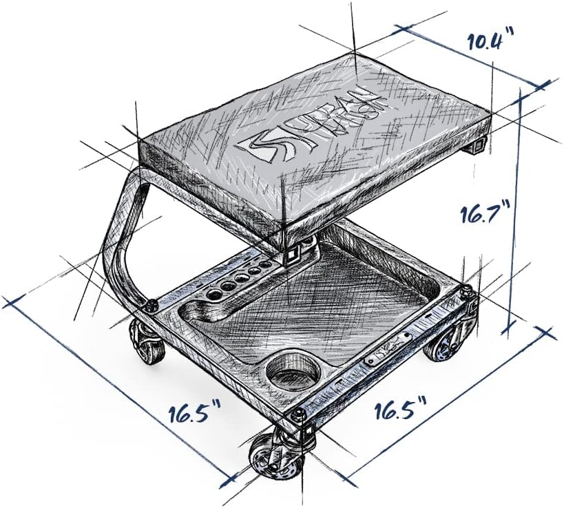Fastback Shop Stool, 350 lbs. Capacity, Pack of 2 L5286