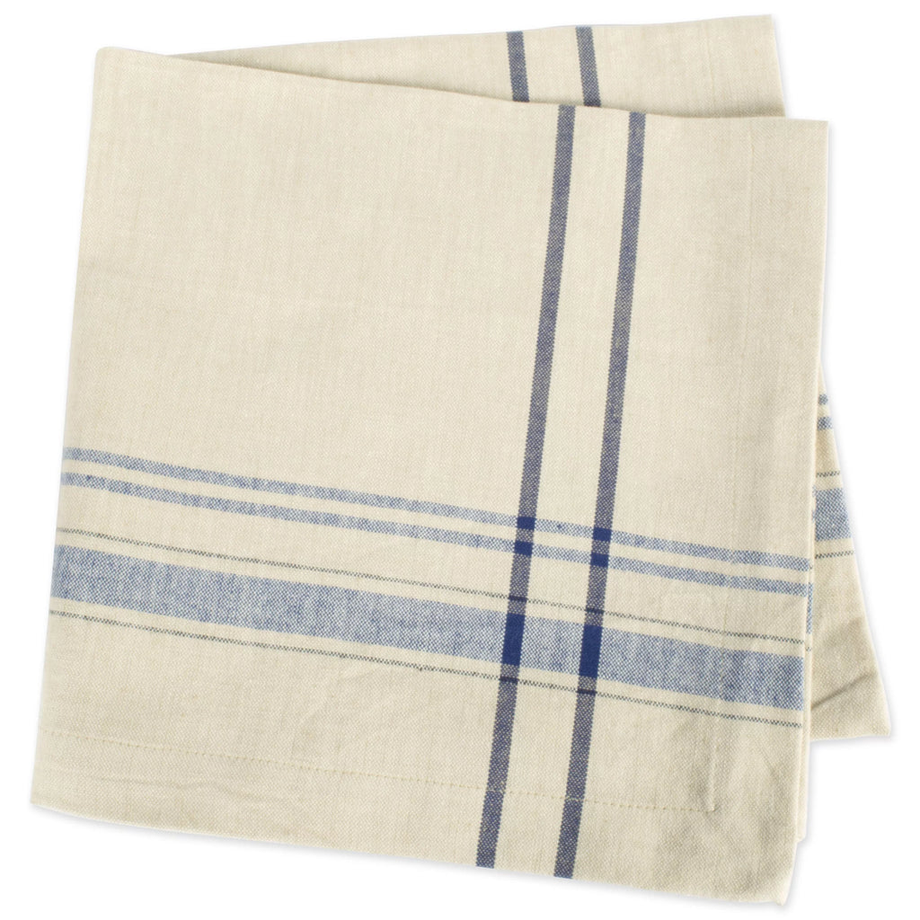 Set of 6 Blue Striped Napkins K1093
