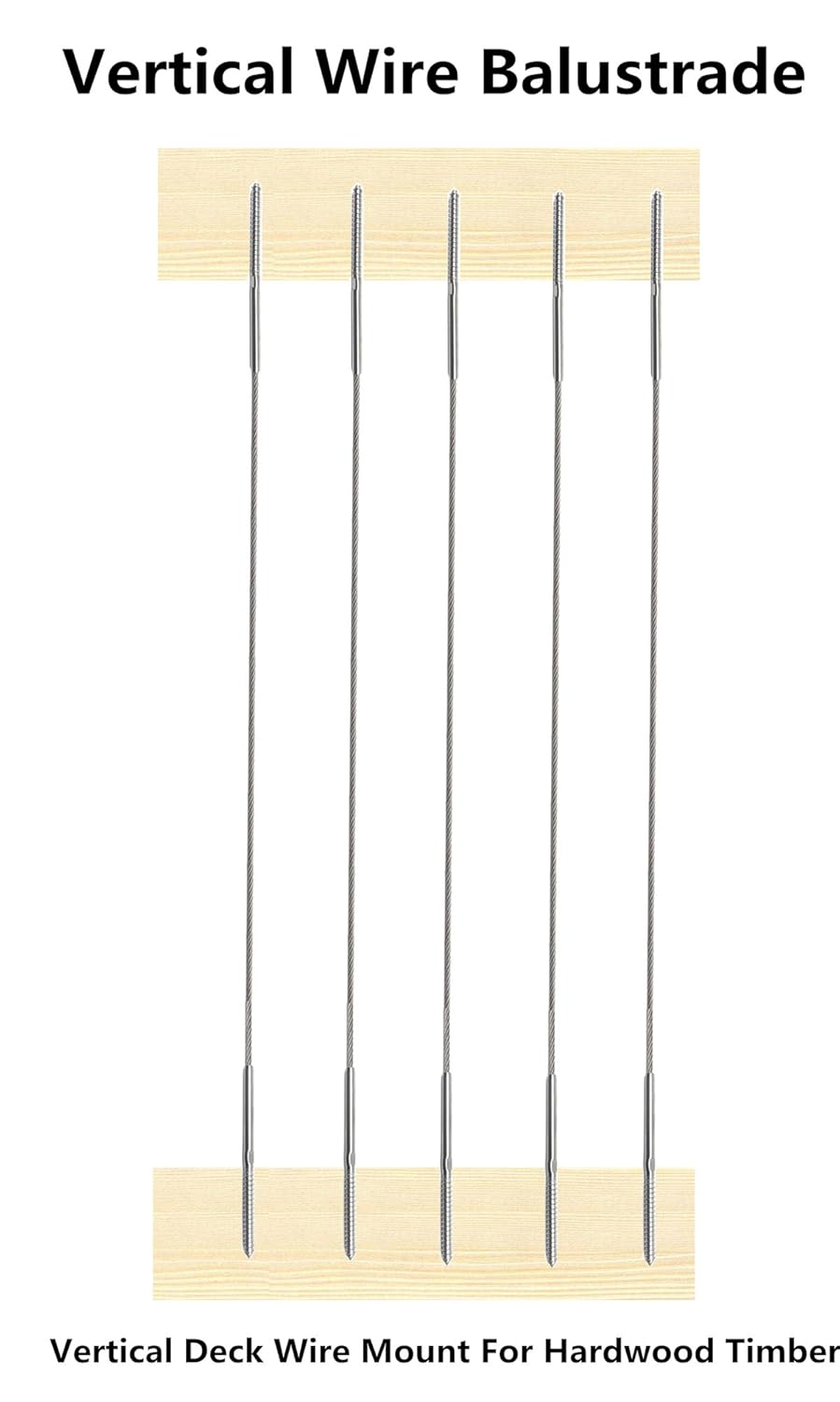 1/8 Cable Railing Hardware Stainless Steel 316 Pack of 2 I51680
