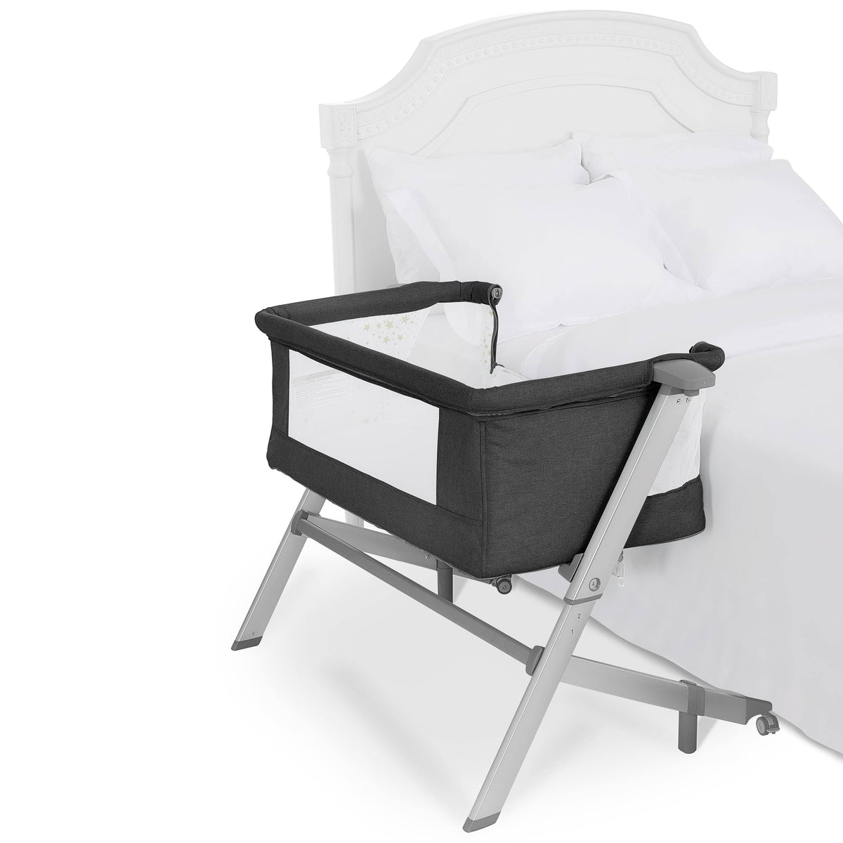Black Bassinet and Bedside Sleeper A647