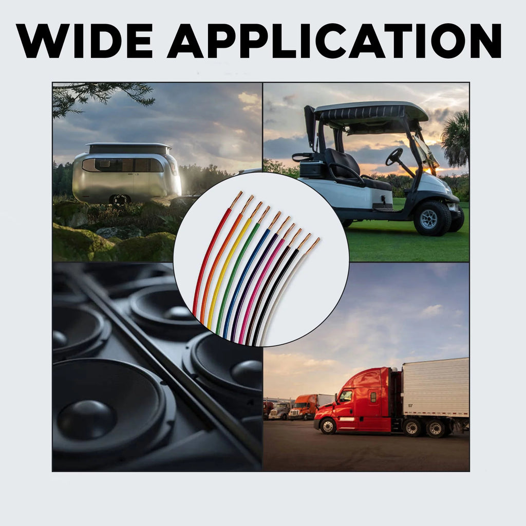 16 Gauge Automotive Primary Wire 6 Color Bundle Set B71933