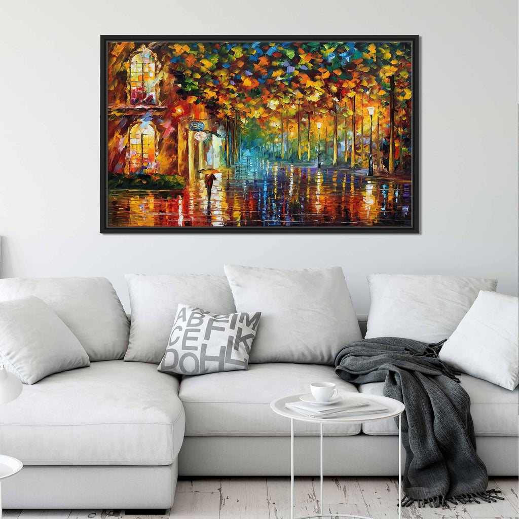 Framed Oil Painting Print on Canvas K435