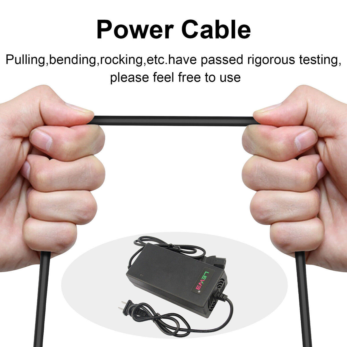 150W 59V 2.5A Charger For 48V Lead Acid Battery Electric Scooter Motorcycle Bicycle J8853