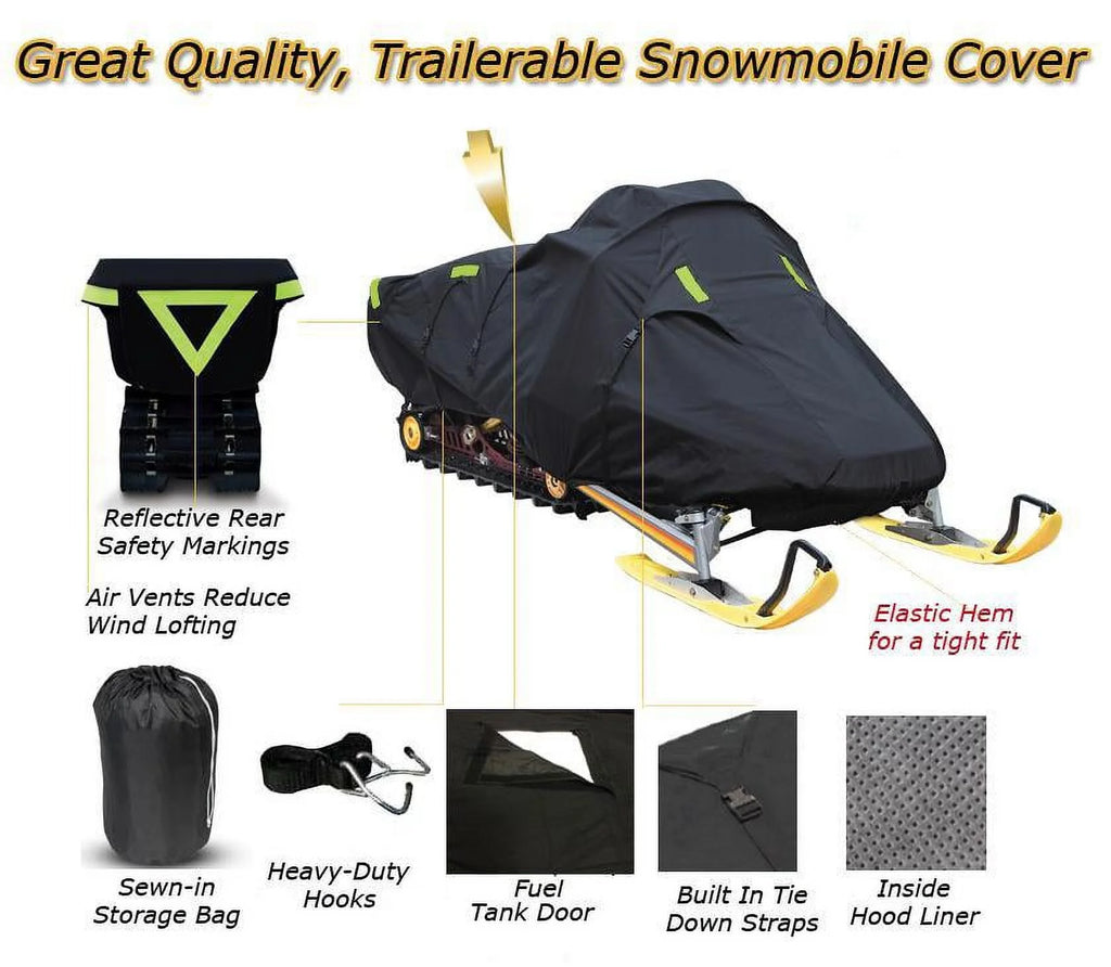 Trailerable 600 Denier Snowmobile Cover V962980