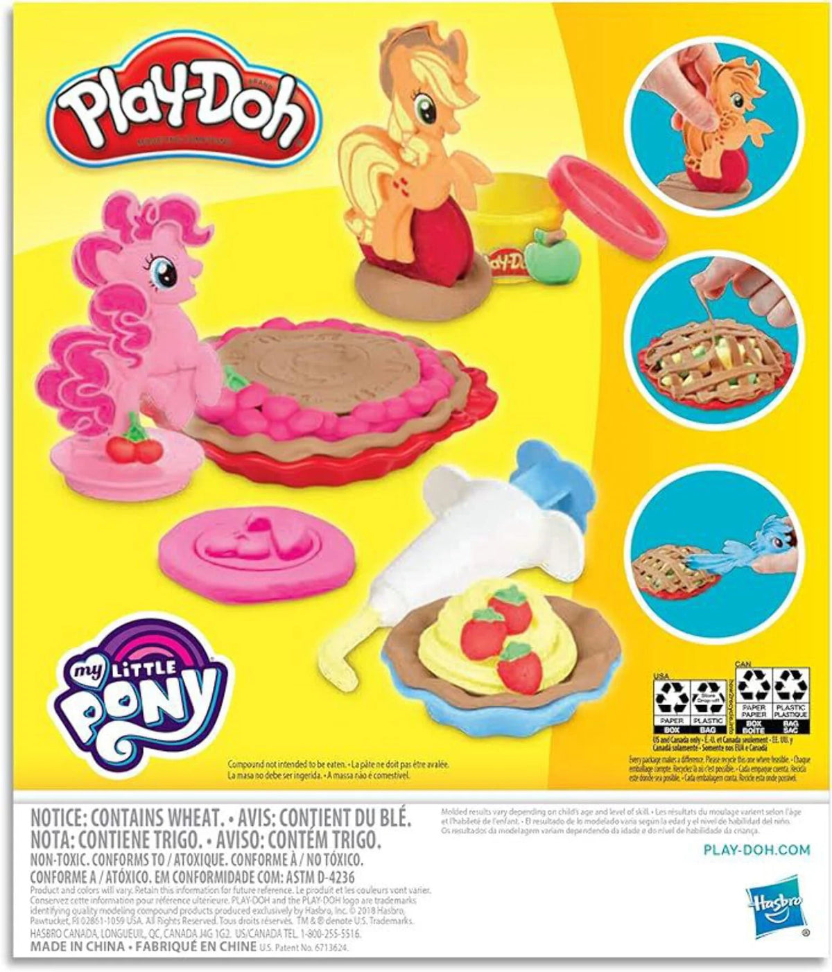 Play-Doh Ponyville Pies Set with 5 Colors A40143