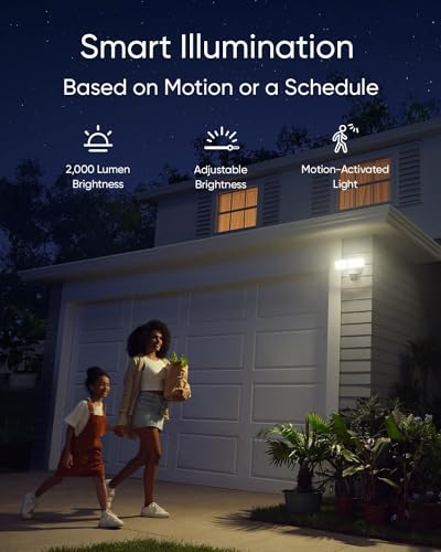 Corded Electric Wireless 2K Dome Security Camera Q88127