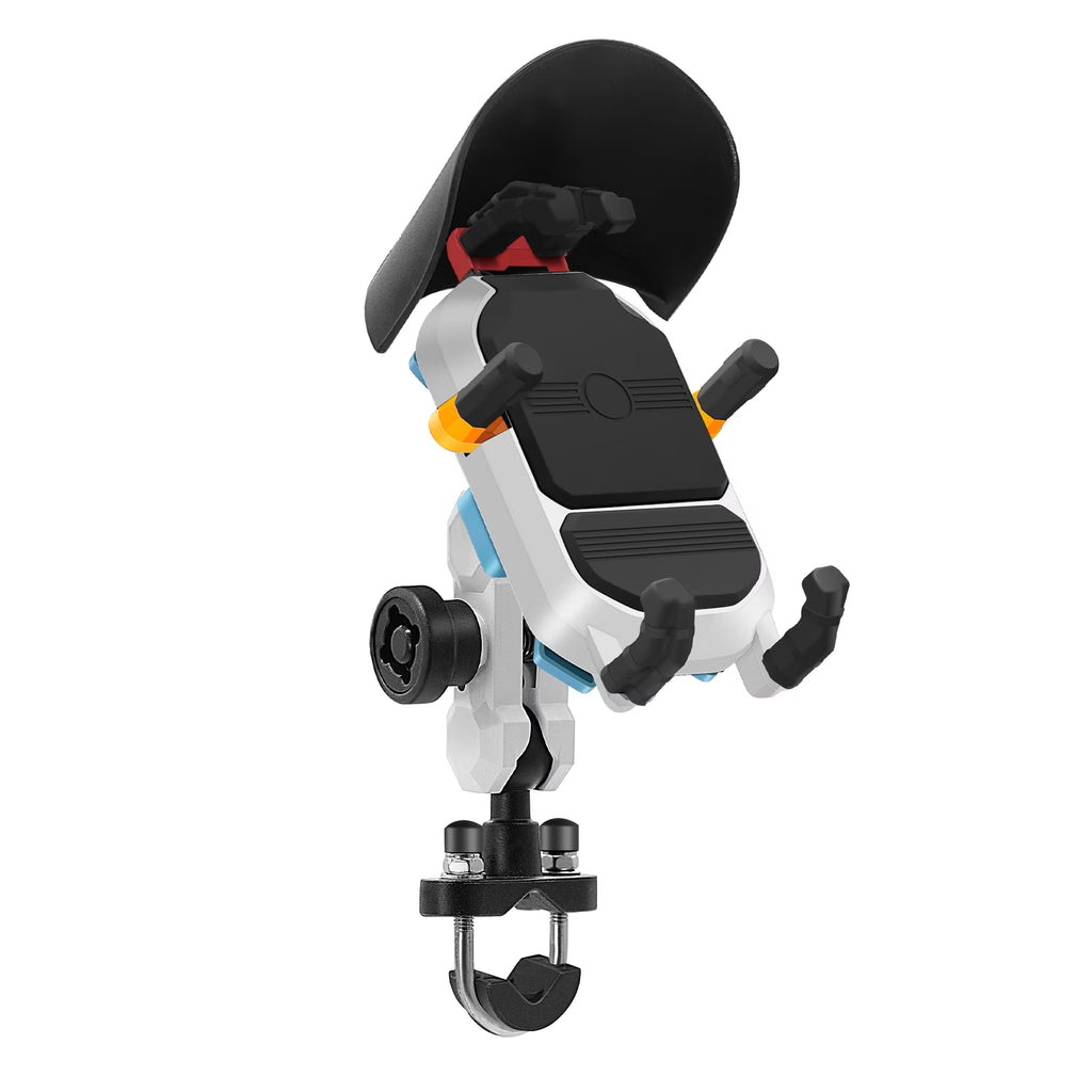 Waterproof Motorcycle Phone Mount Holder with 360° Rotation Handlebar Mount H85742