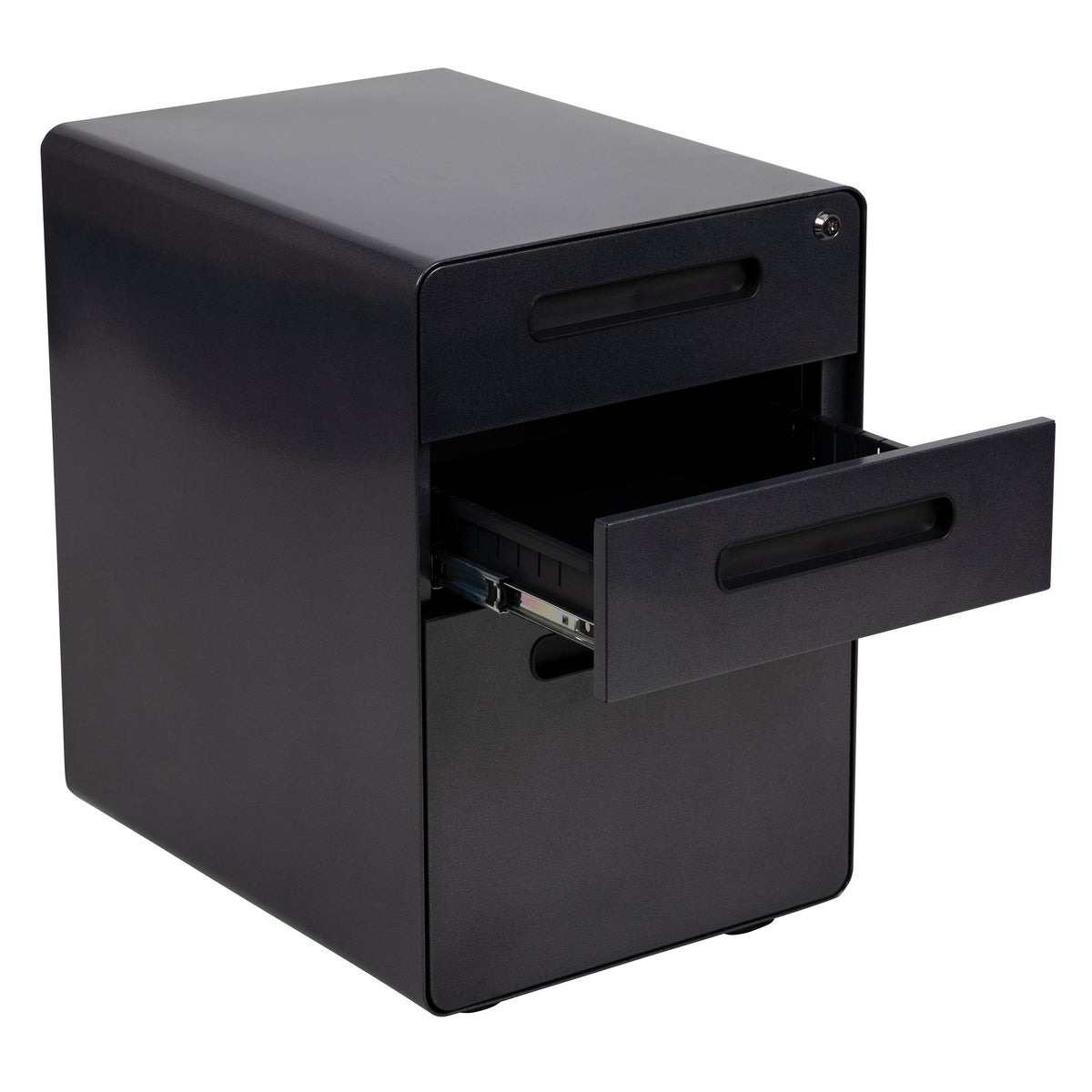 White 3 Drawer Filing Cabinet T6737