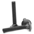 3/8-16 x 1 Coarse Thread Carriage Bolt Low Carbon Steel Black Oxide Pk 500 O49423