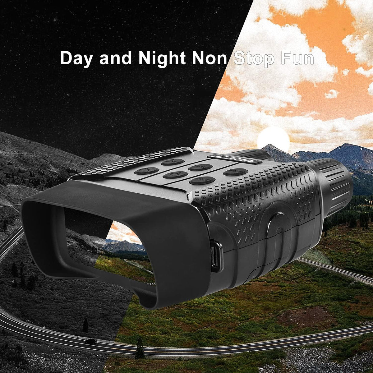 Black Night Vision Binoculars Digital Infrared Goggles C16544