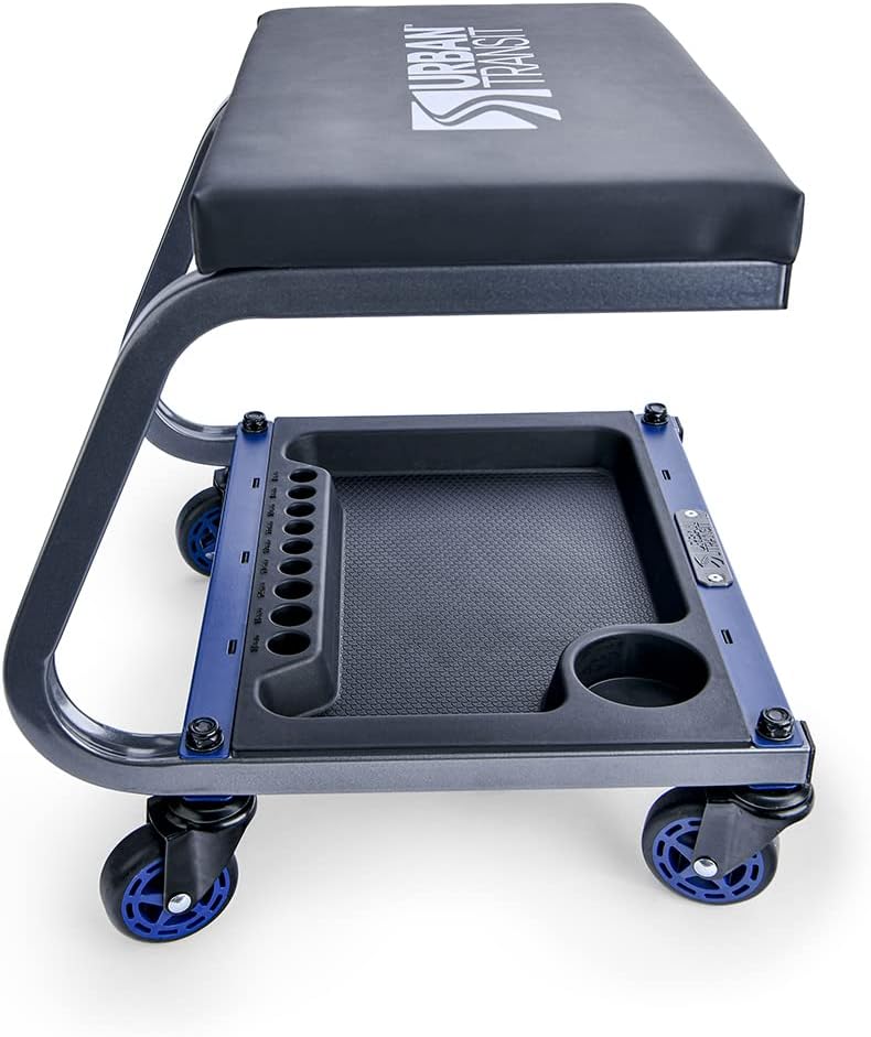 Fastback Shop Stool, 350 lbs. Capacity, Pack of 2 L5286