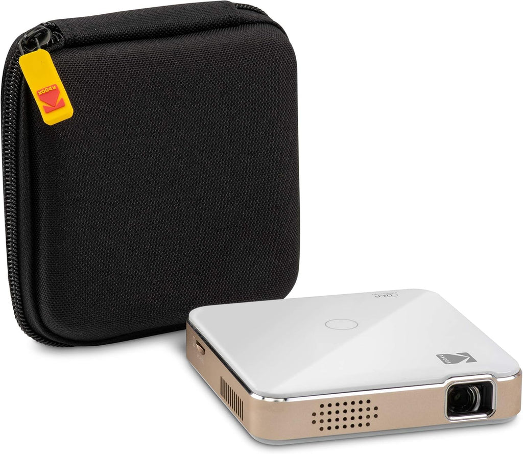 Pocket Projector with Built-in Speaker and EVA Travel Case W43044