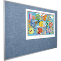 Blue Wall Mounted Bulletin Board W36713