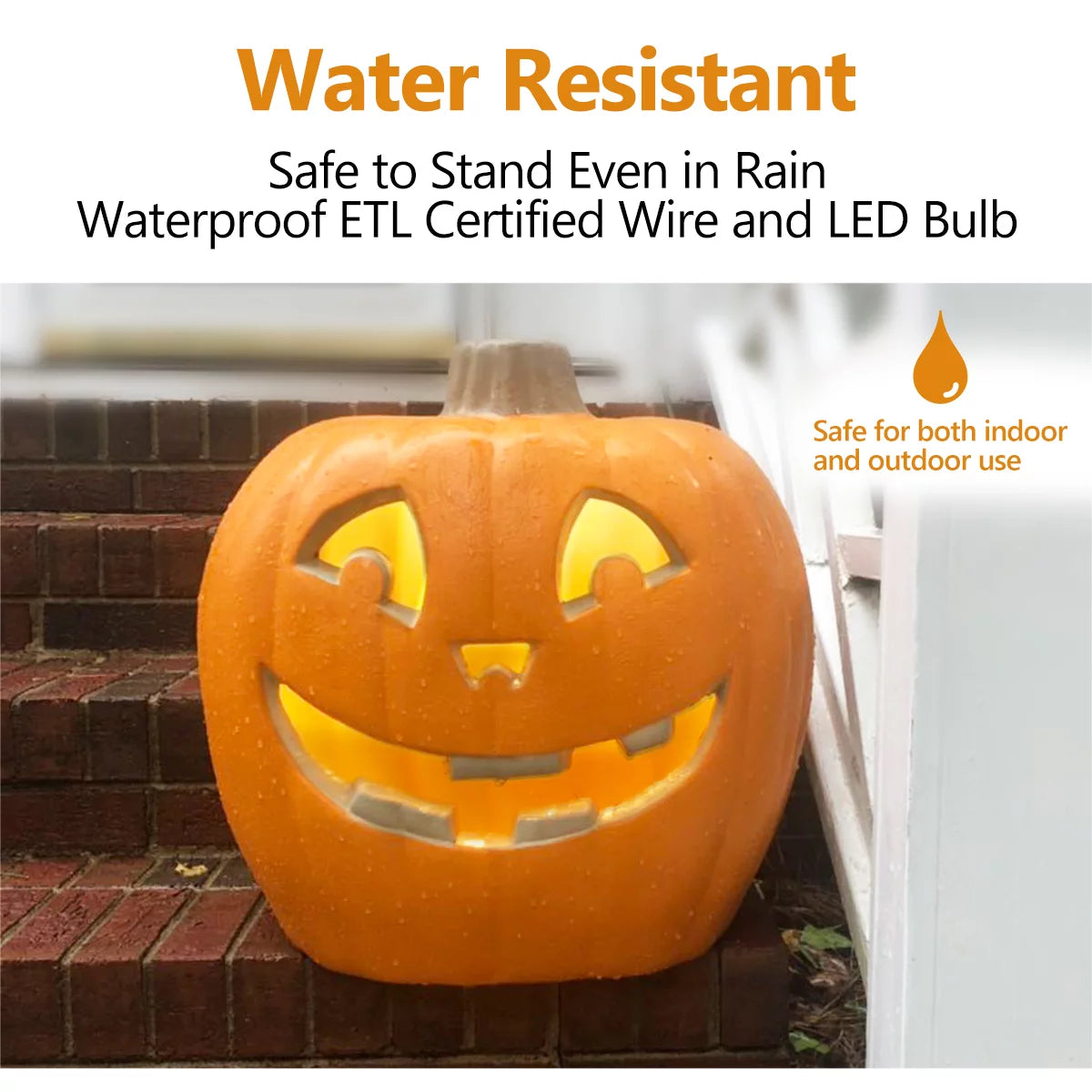 21 in Pre-lit LED Jack O Lantern Pumpkin Lantern Q74831