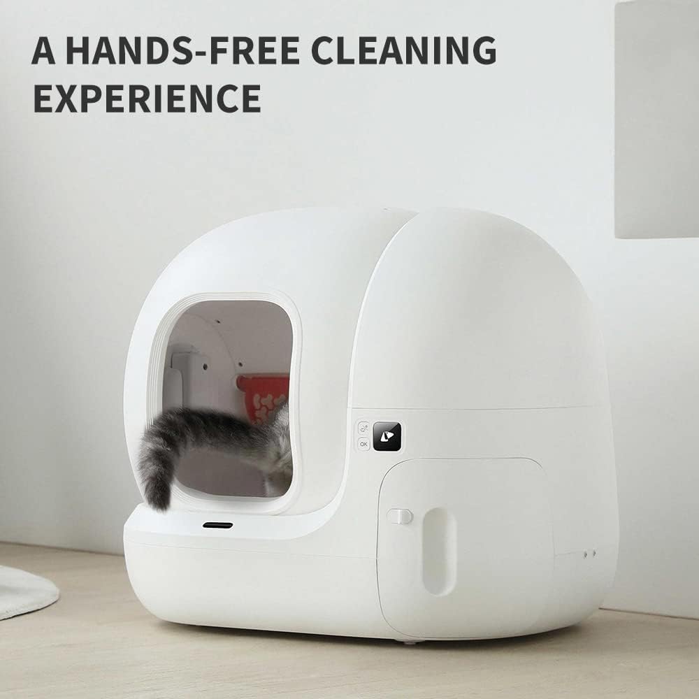 Self-Cleaning Cat Litter Box with Large Capacity H439865