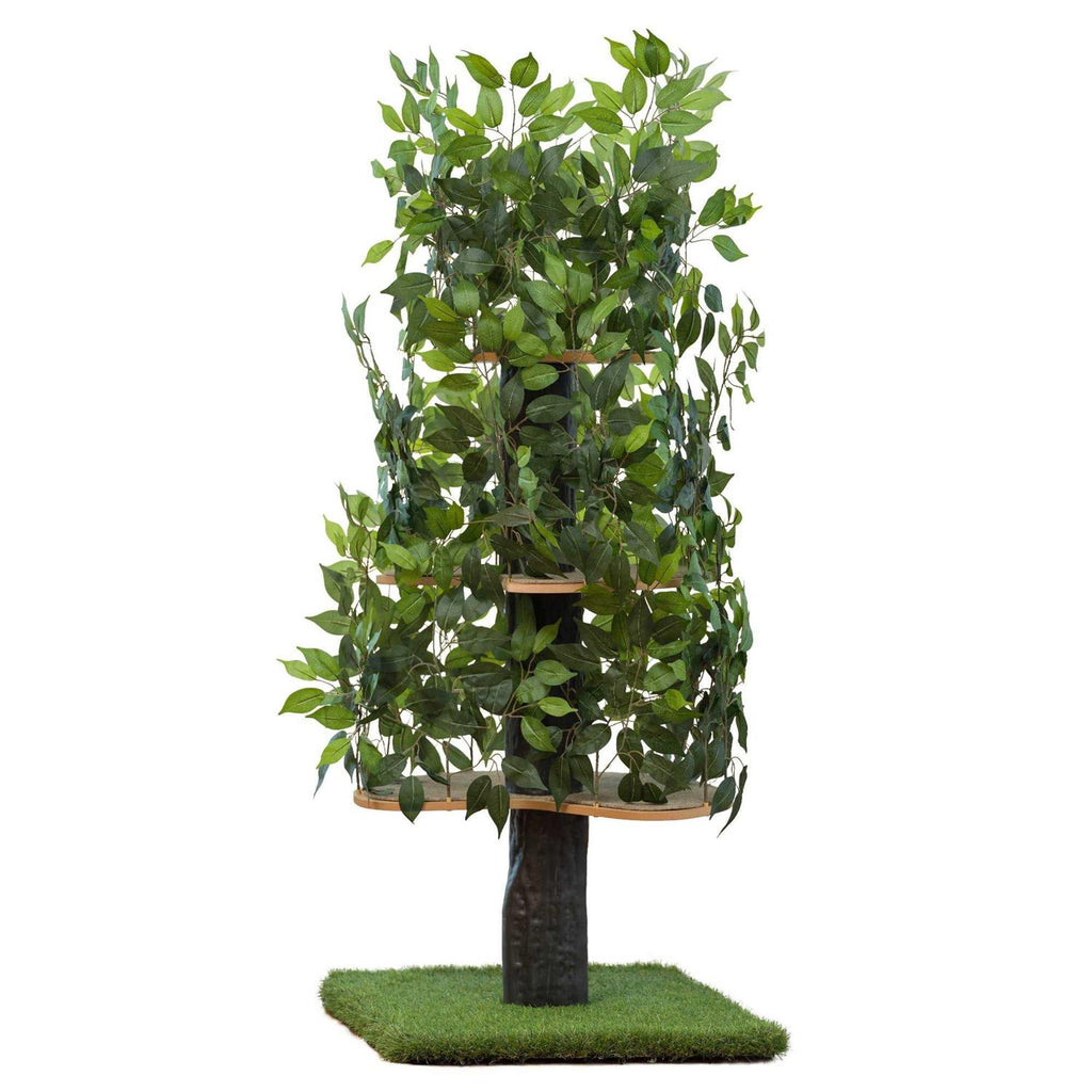 Cat Tree with Leaves Cat House & Cat Activity Tree N392