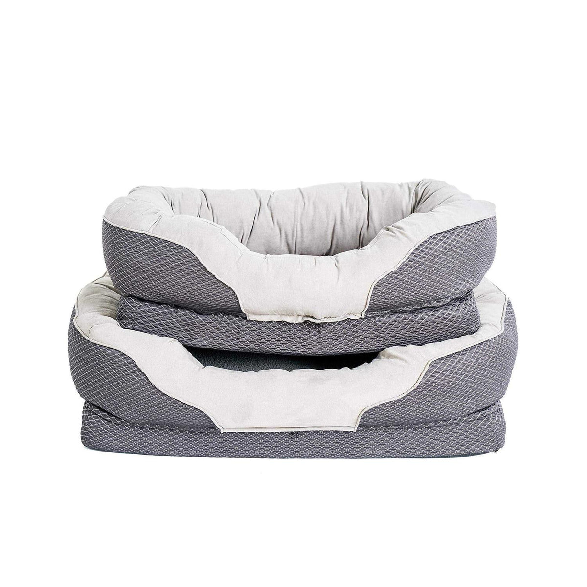 Gray Orthopedic Dog Bed H789
