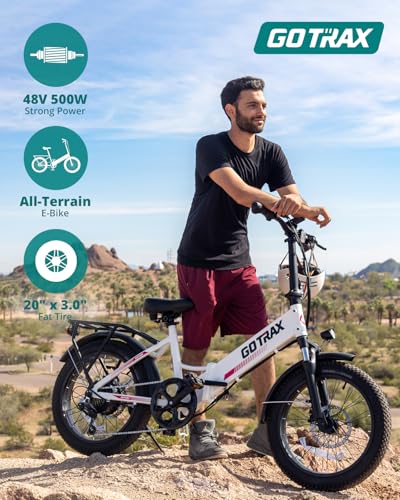 20" Folding Electric Bike with 48V Battery, 500W, 7-Speed B3994