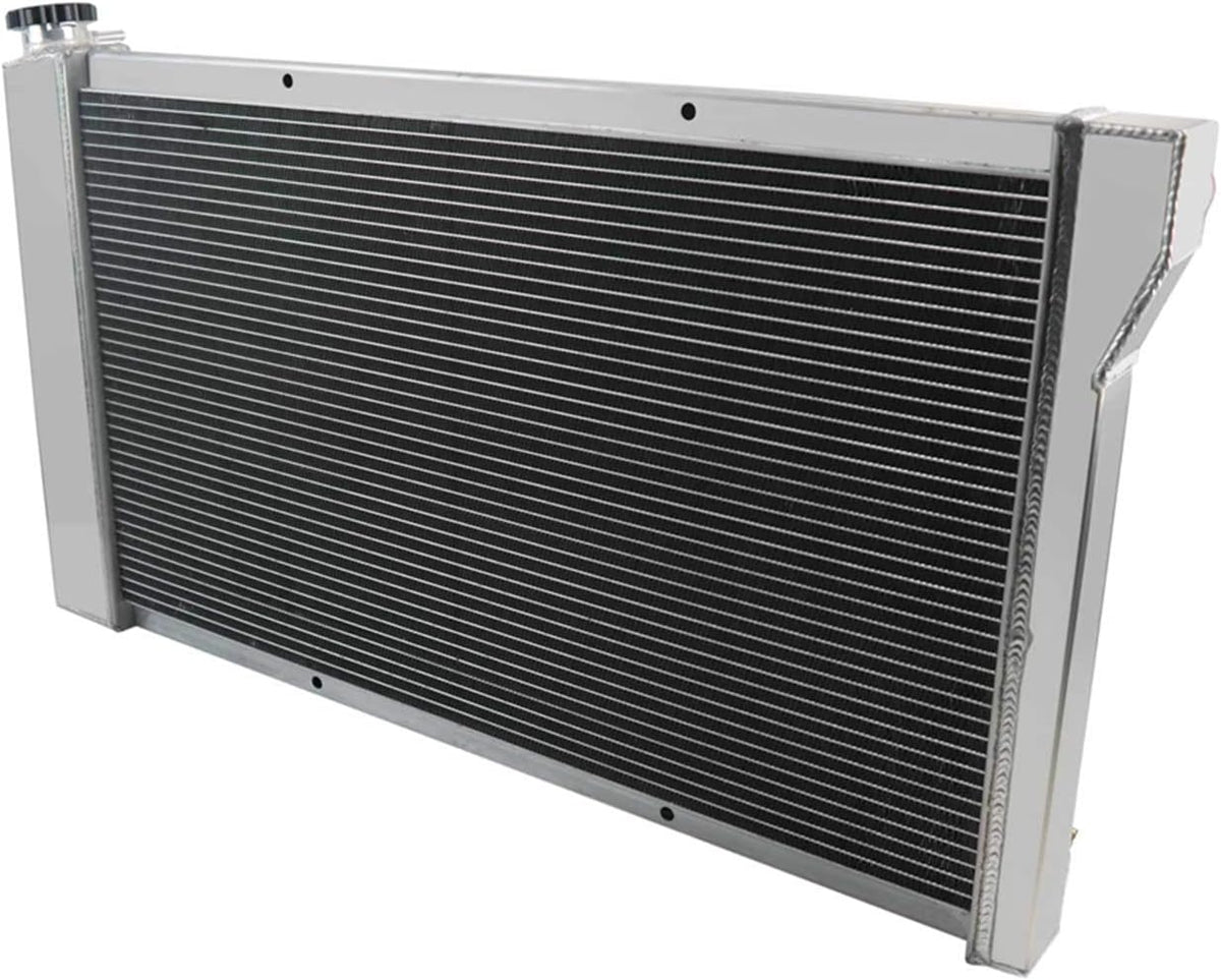 4 Row Aluminum Radiator with 2 x 12" Fan and Shroud E344303