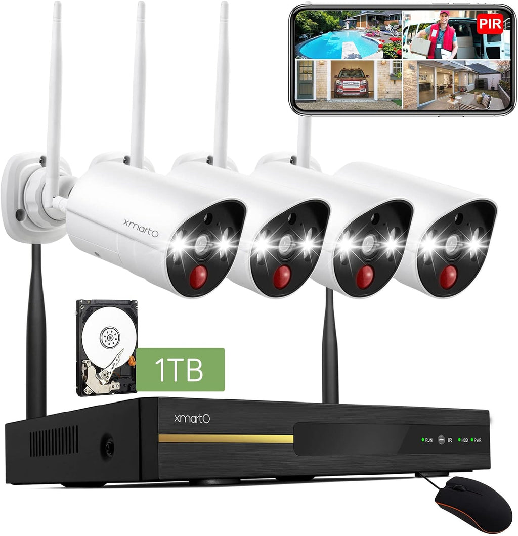 2K HD Wireless Security Camera with Color Night Vision P4808