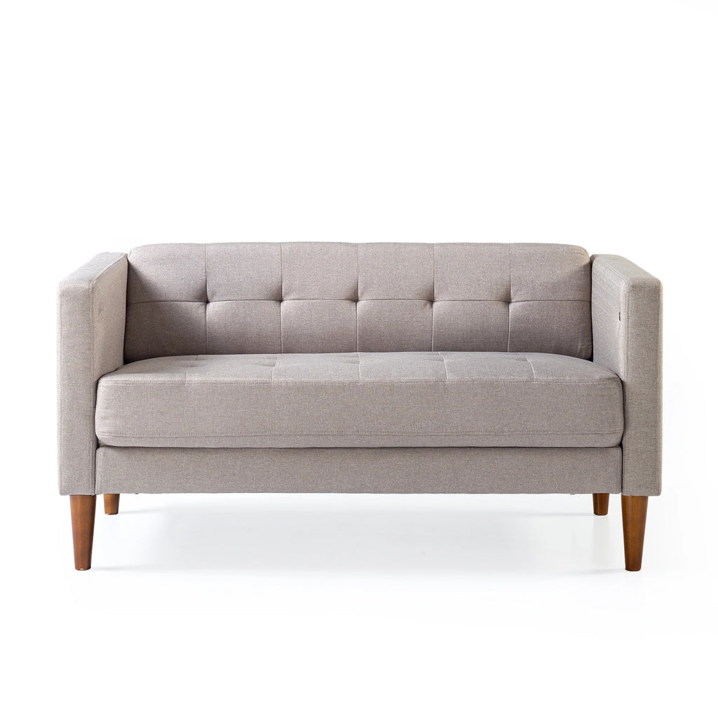 Oatmeal 2 Seat Loveseat with USB Ports R47127