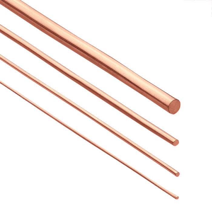 Rose Gold-Filled Round Wire 12-Ga. Dead-Soft D8304