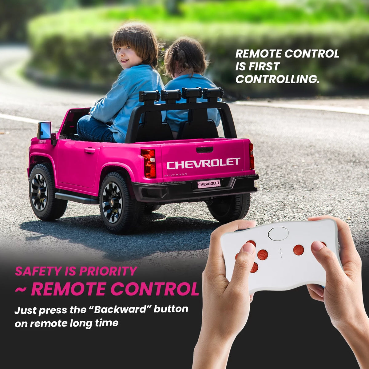 24V Ride on Car 2 Seater with Remote Control D21971