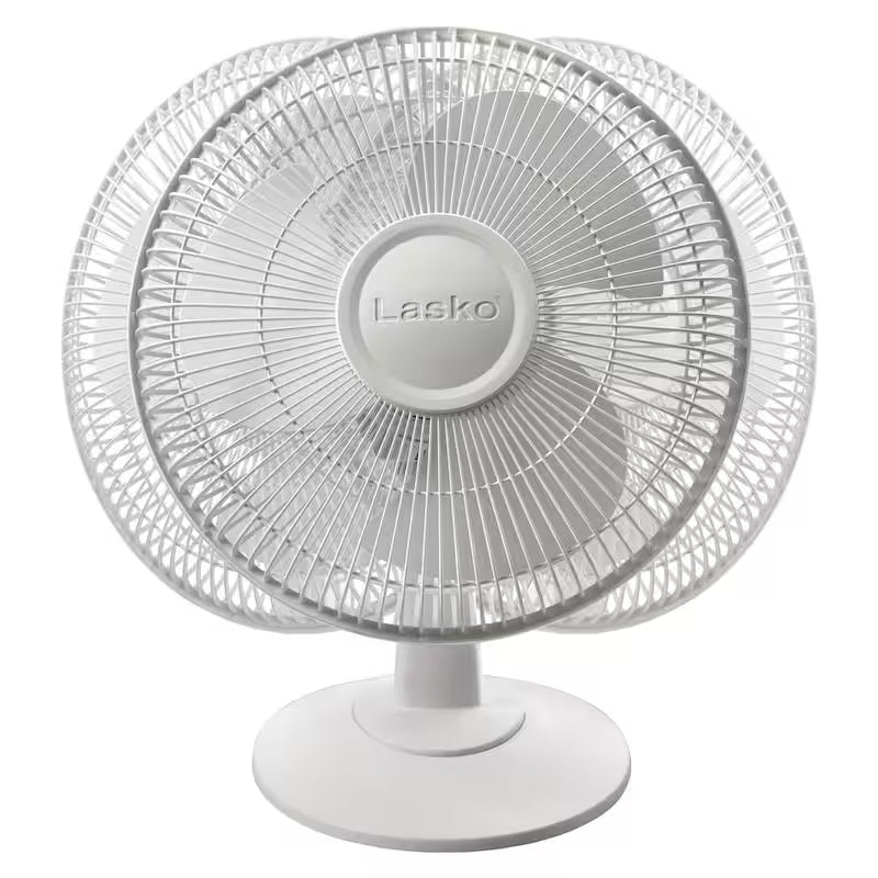 White 3 Speed Oscillating Table Fan N669739