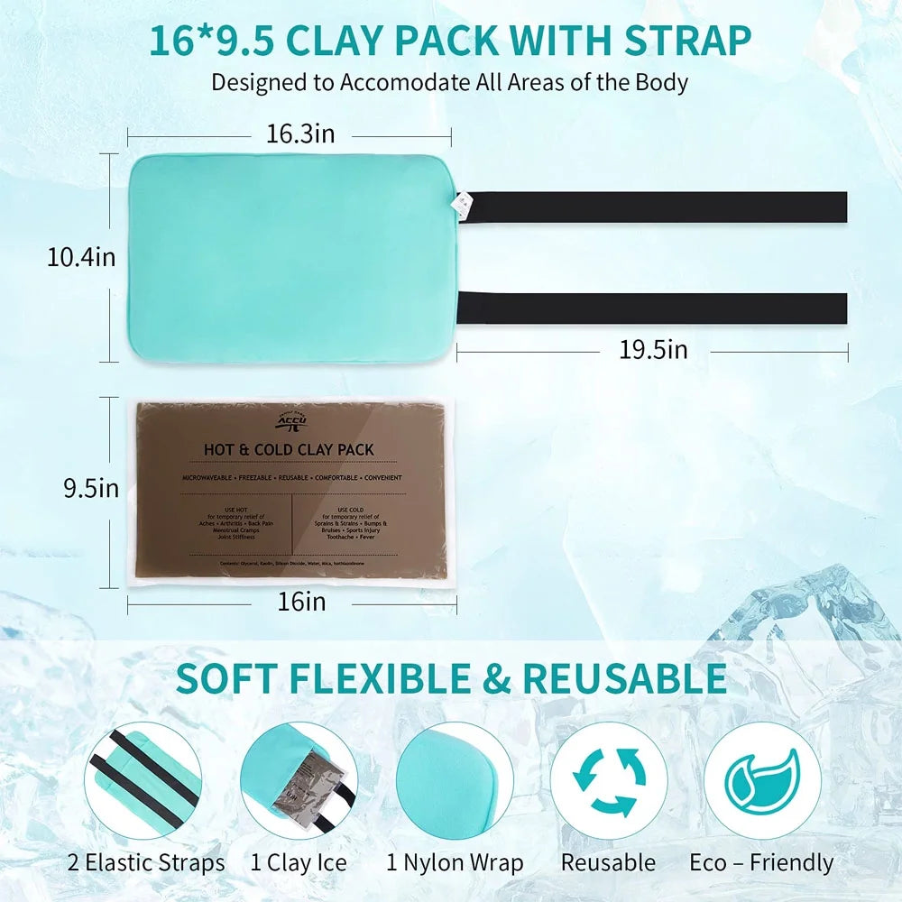 Reusable Clay Hot Cold Pack 16" x 9.5" F1149