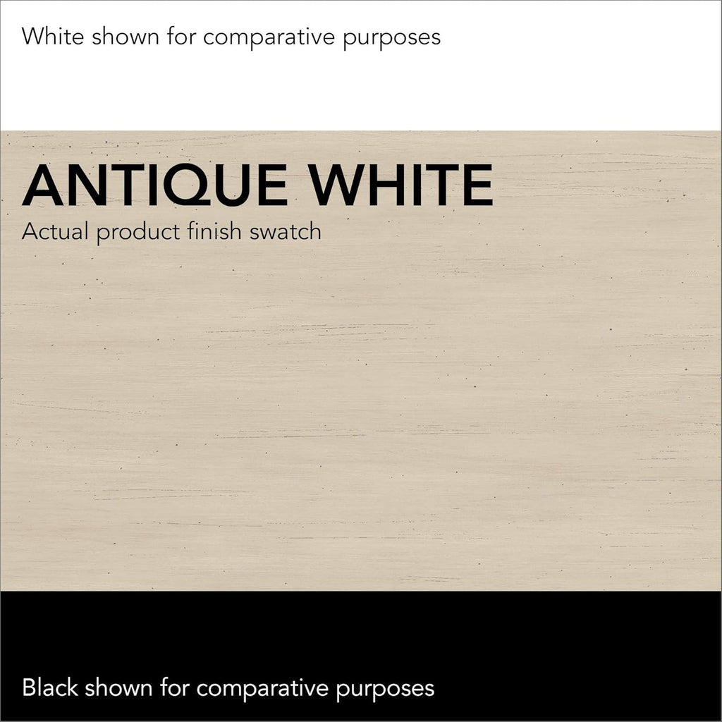 Antique White 5 Shelf Bookcase V6502