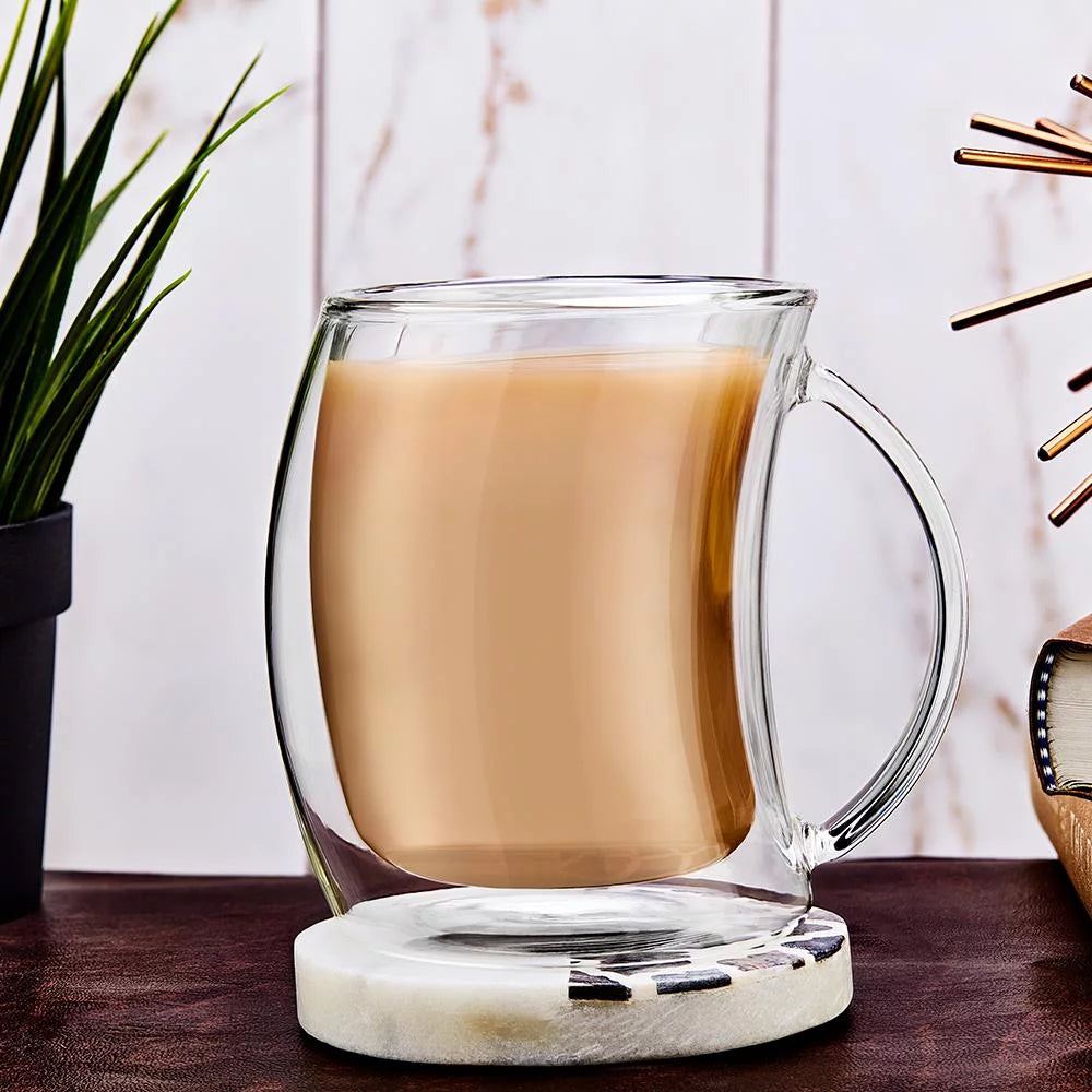 Double Wall Insulated Coffee Mug 13 oz Set of 2 N923