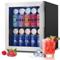 62-65 Can Glass Door Beverage Refrigerator M286