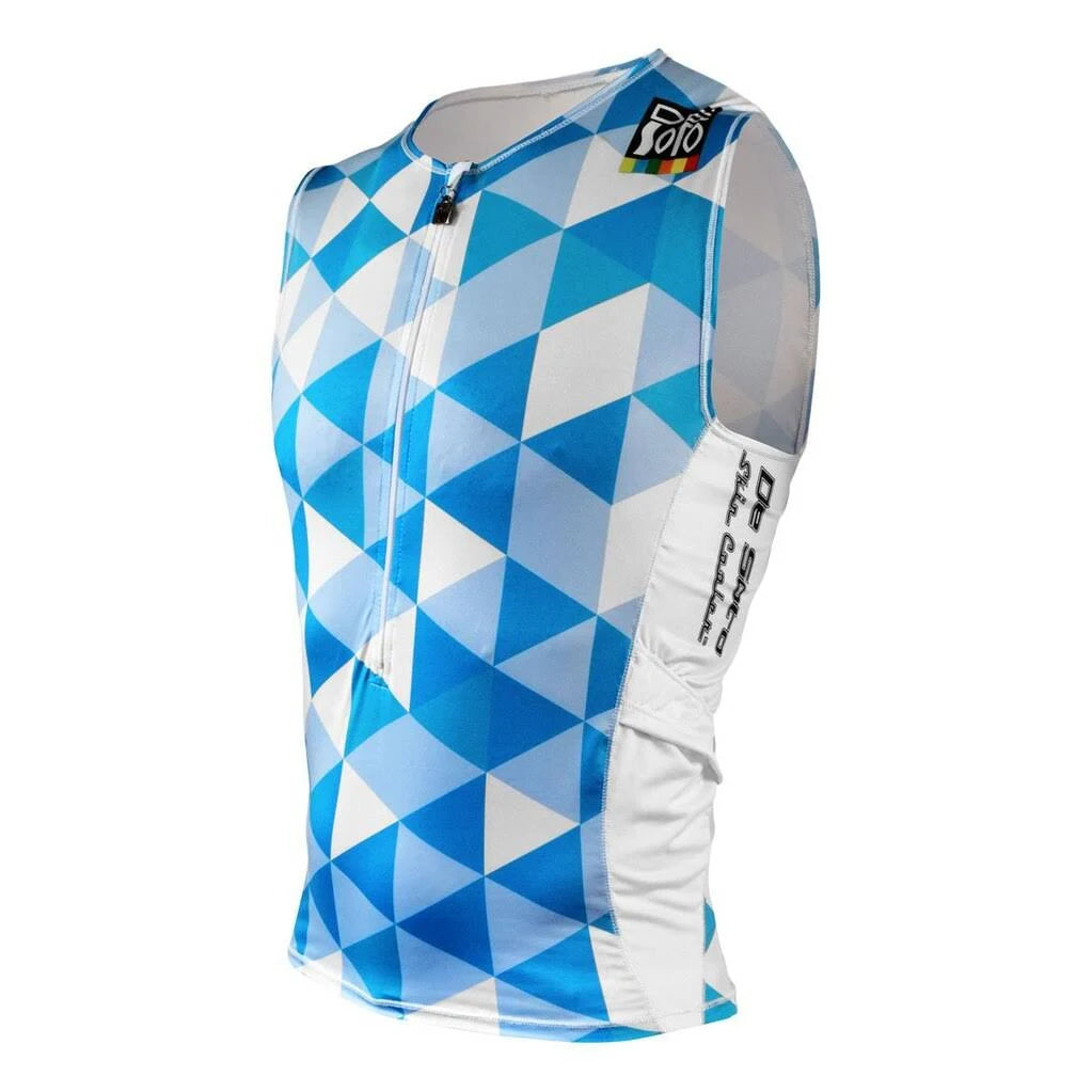 South Beach Mondrian Half Zip Tri Top E4836