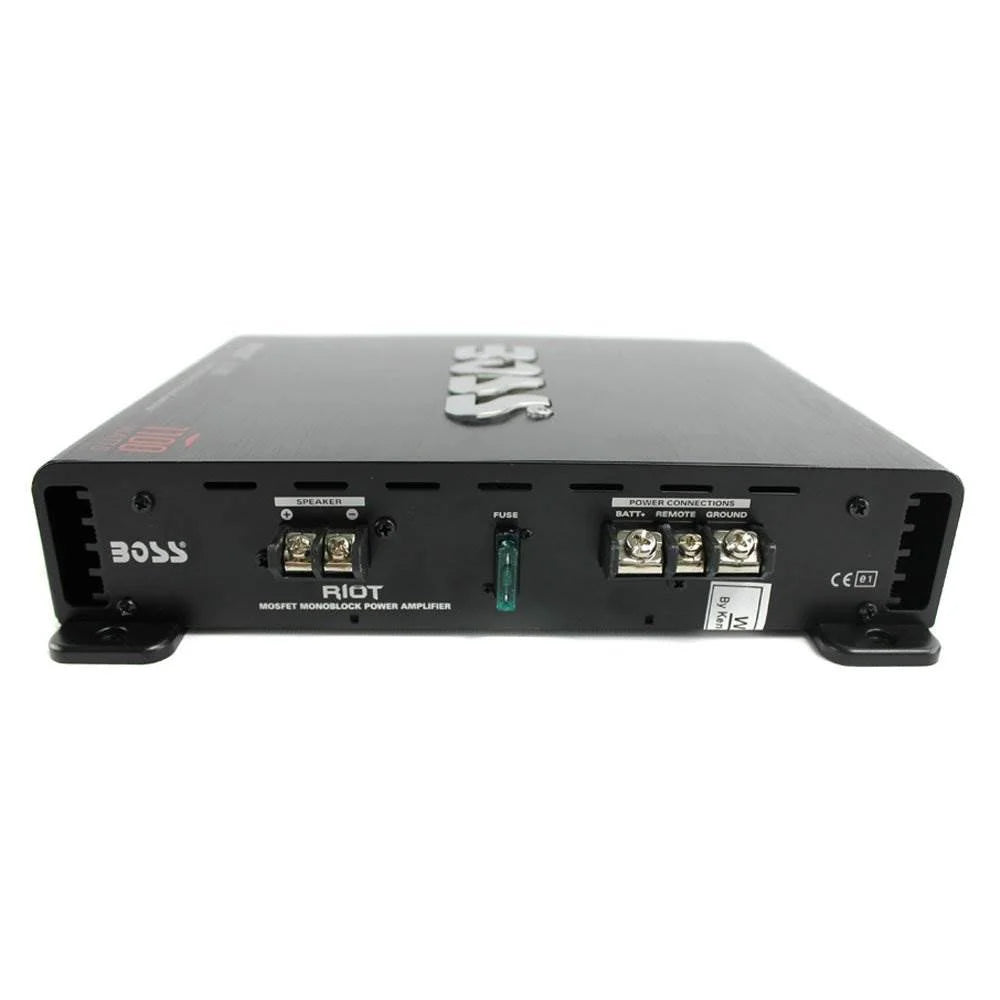 10" Box Subwoofers (2 Pack) with Amplifier and Wire Kit Q369
