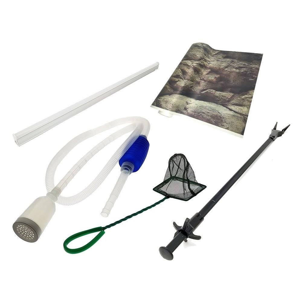 Wall Mounted Aquarium Brushed Black J17548